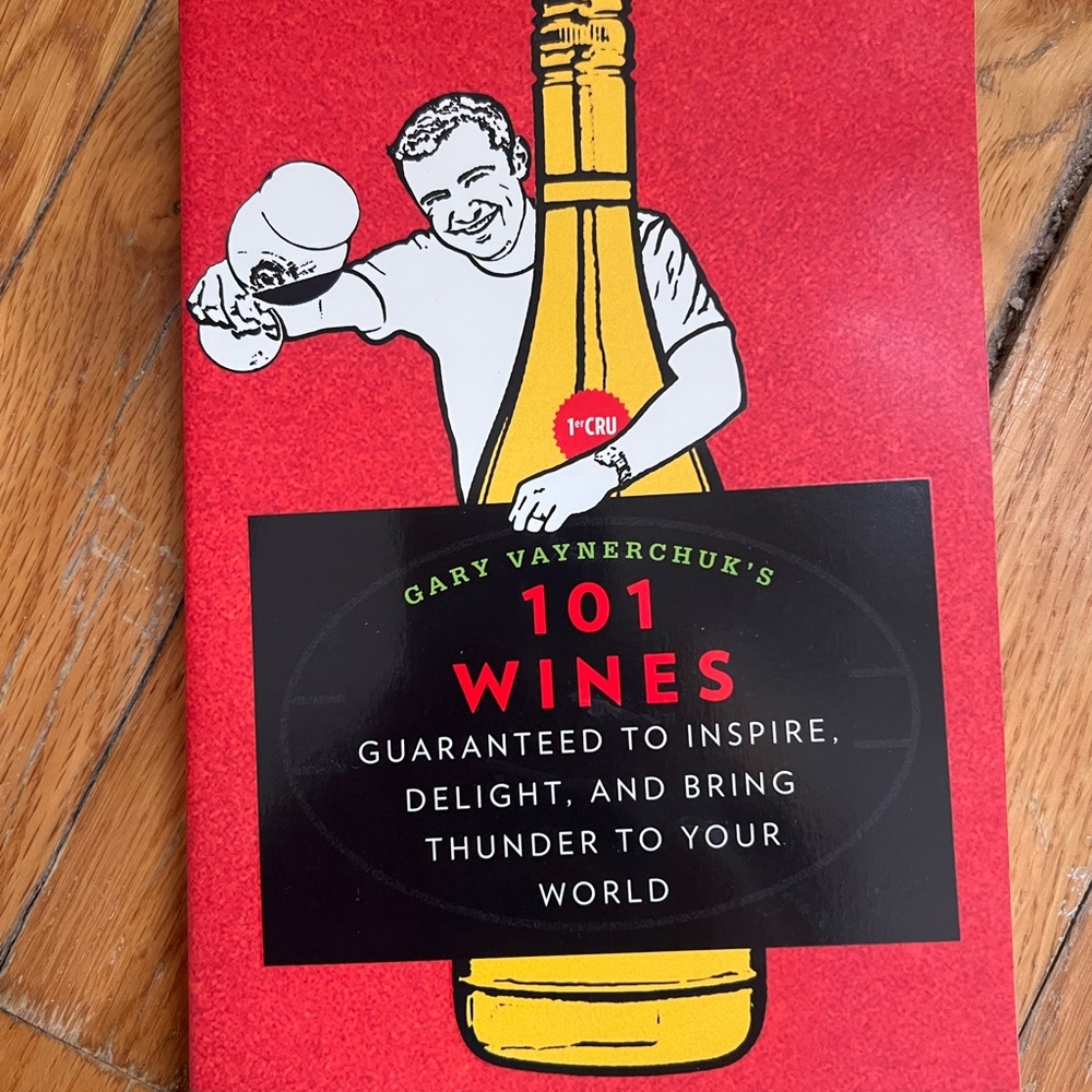 Gary Vaynerchuk 101 Wines Book - Red & Yellow Cover